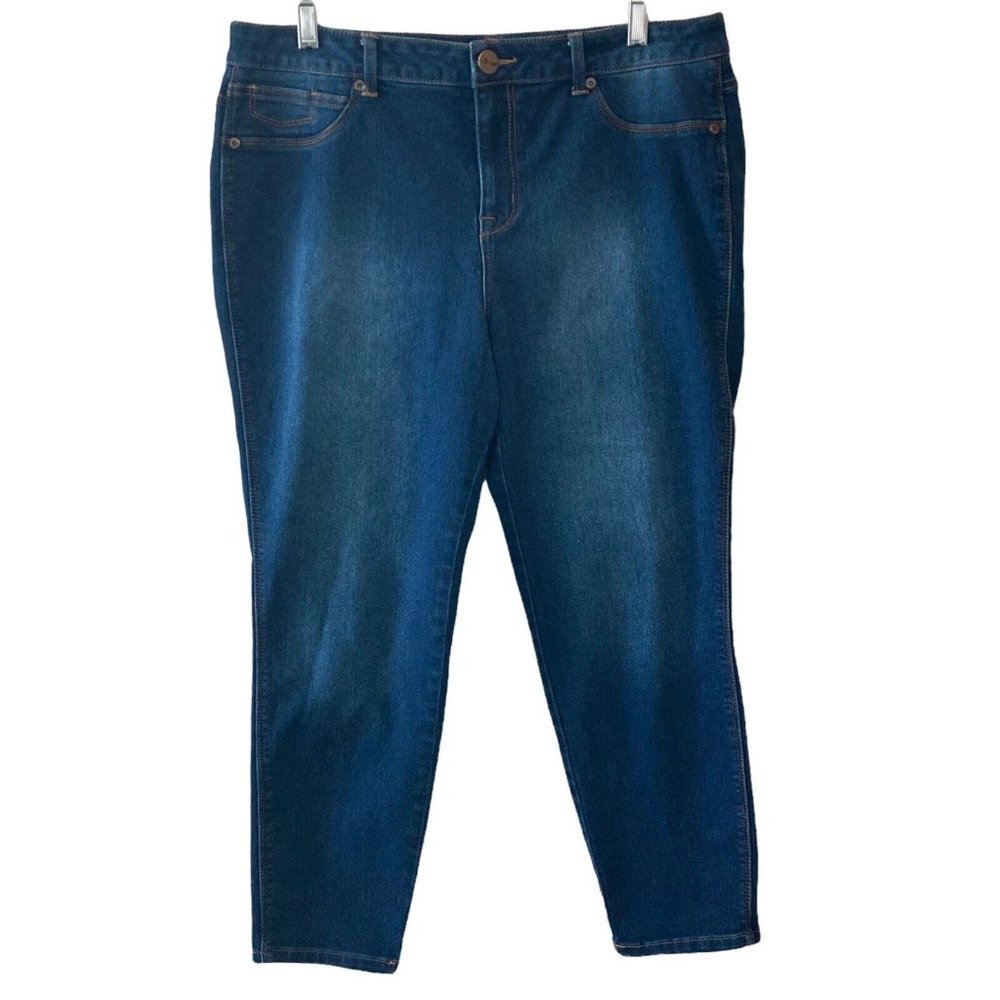 A3 Denim Jeans Daerk Wash Stretch Womens Size 16P